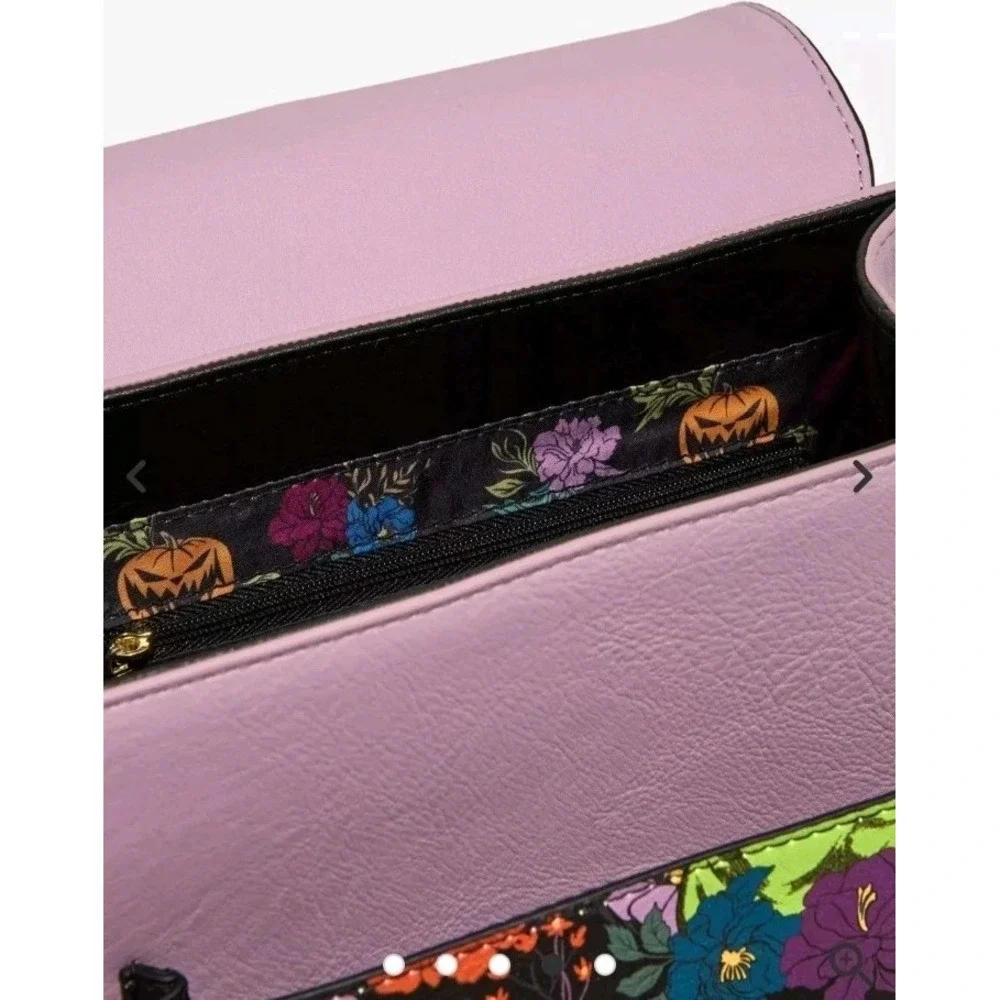Loungefly Nightmare Before Christmas Oogie Boogie Floral Buckle Backpack Wallet